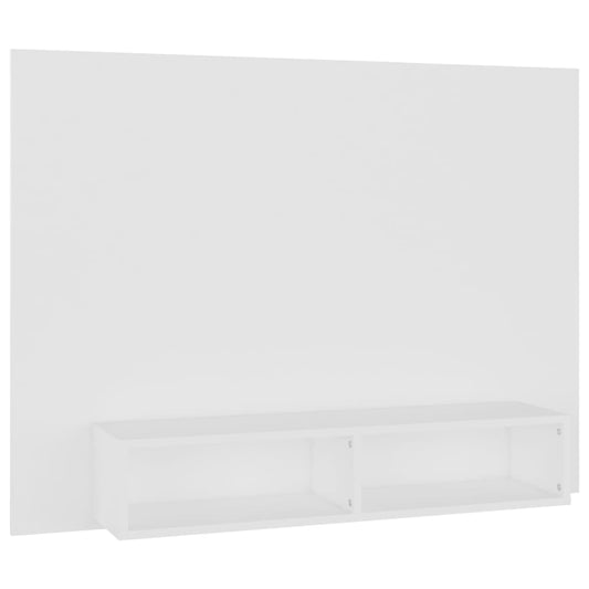 Nástěnná Tv Skříňka Bílá 120 X 23,5 X 90 Cm Dřevotříska