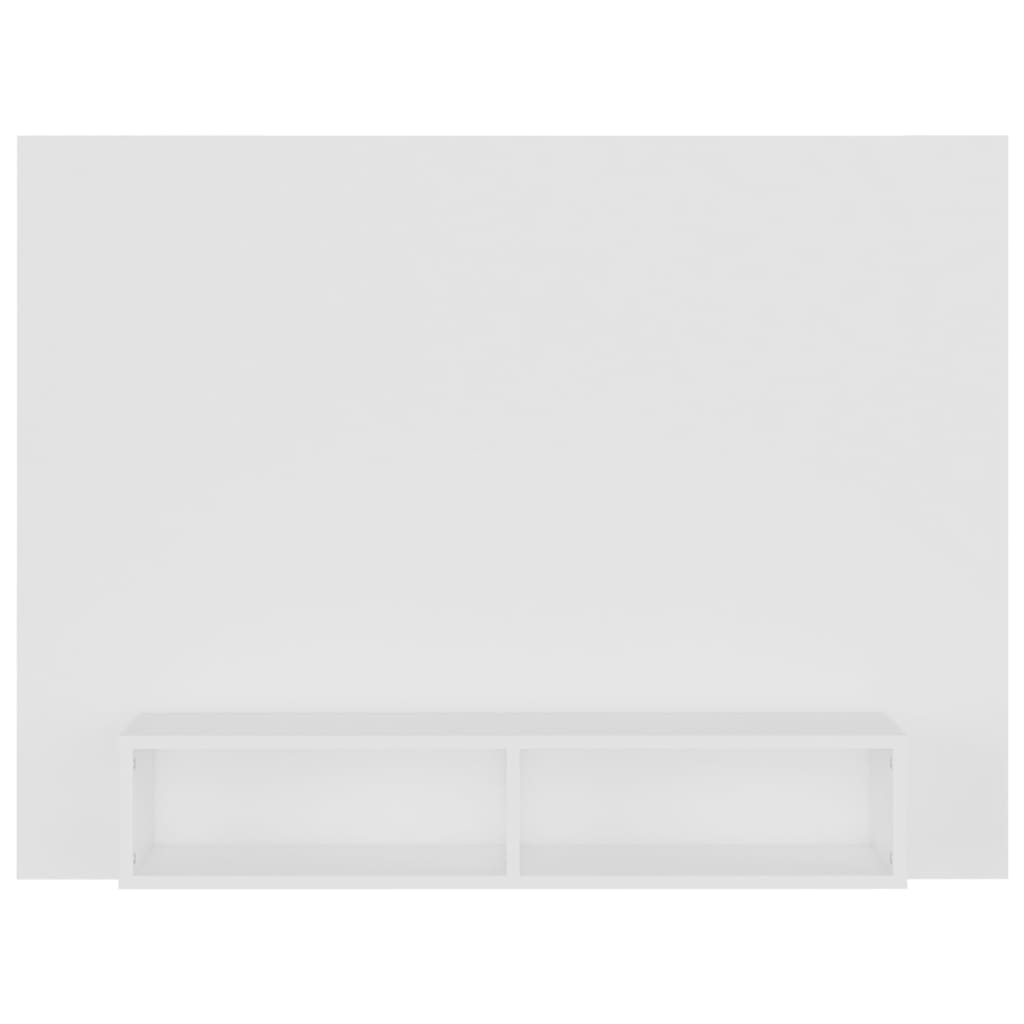 Nástěnná Tv Skříňka Bílá 120 X 23,5 X 90 Cm Dřevotříska