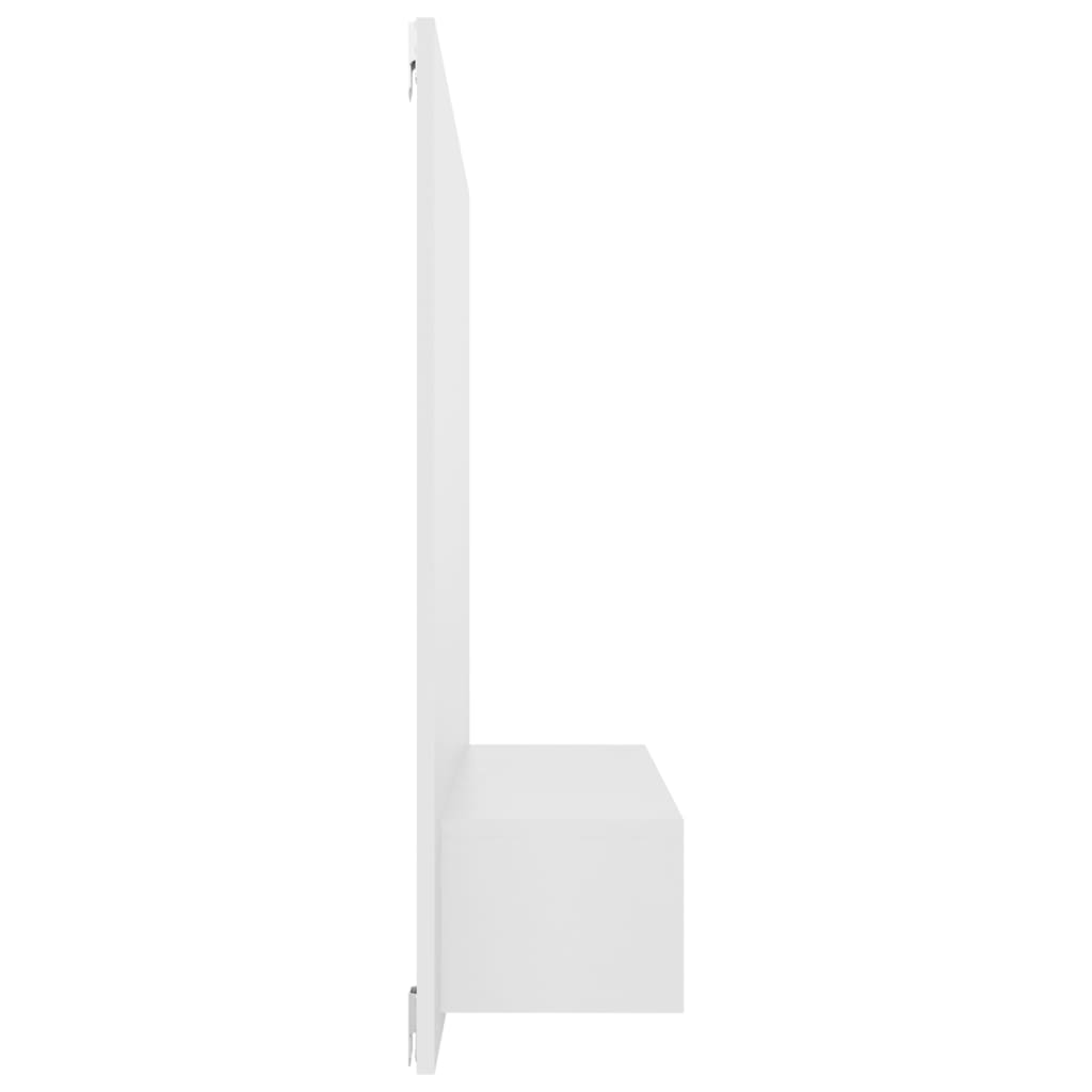 Nástěnná Tv Skříňka Bílá 120 X 23,5 X 90 Cm Dřevotříska