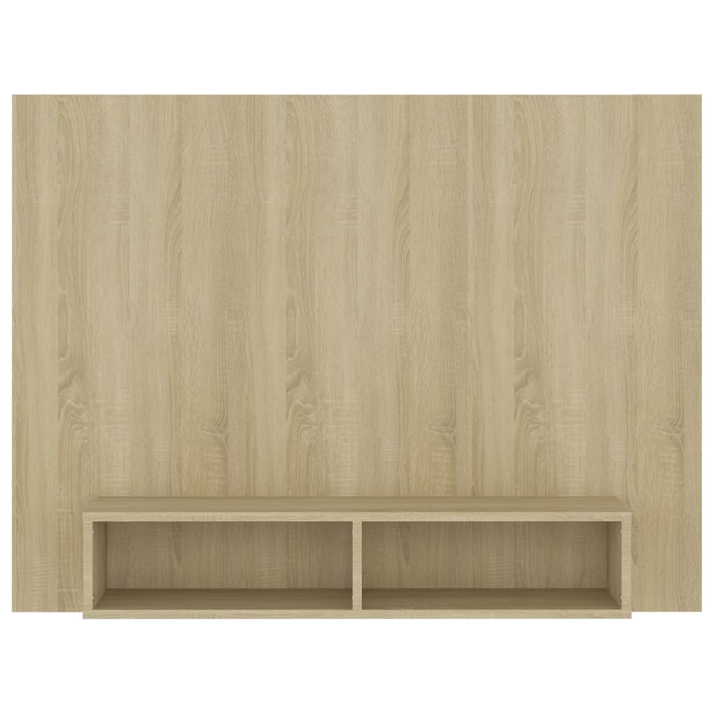 Nástěnná Tv Skříňka Dub Sonoma 120 X 23,5 X 90 Cm Dřevotříska