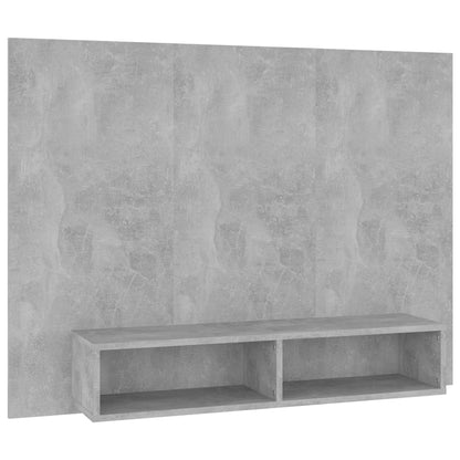 Nástěnná Tv Skříňka Betonově Šedá 120X23,5X90 Cm Dřevotříska