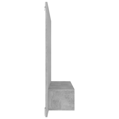 Nástěnná Tv Skříňka Betonově Šedá 120X23,5X90 Cm Dřevotříska