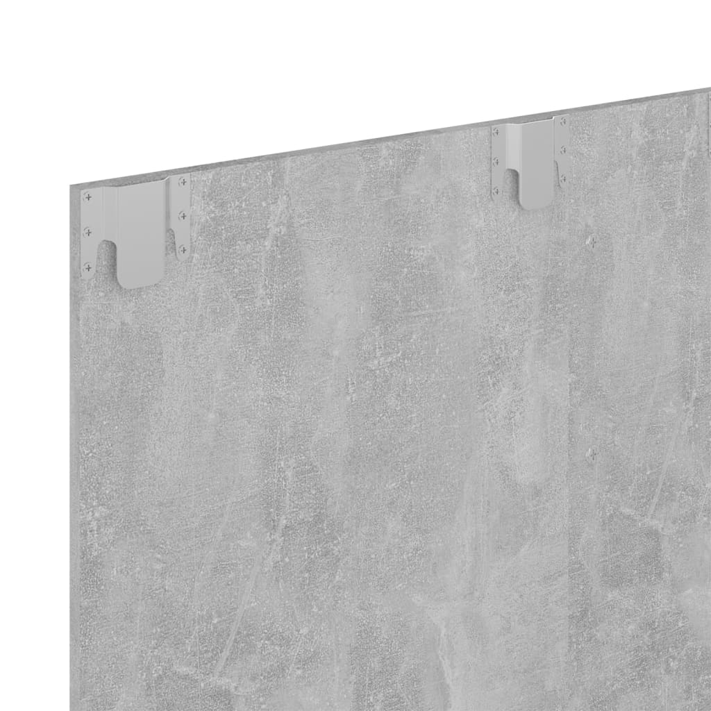 Nástěnná Tv Skříňka Betonově Šedá 120X23,5X90 Cm Dřevotříska