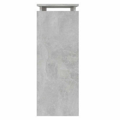 Konzolový Stolek Betonově Šedý 80 X 30 X 80 Cm Kompozitní Dřevo