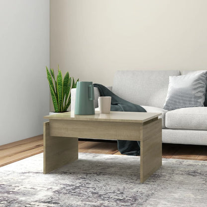 Konferenční Stolek Bílý 68 X 50 X 38 Cm Kompozitní Dřevo