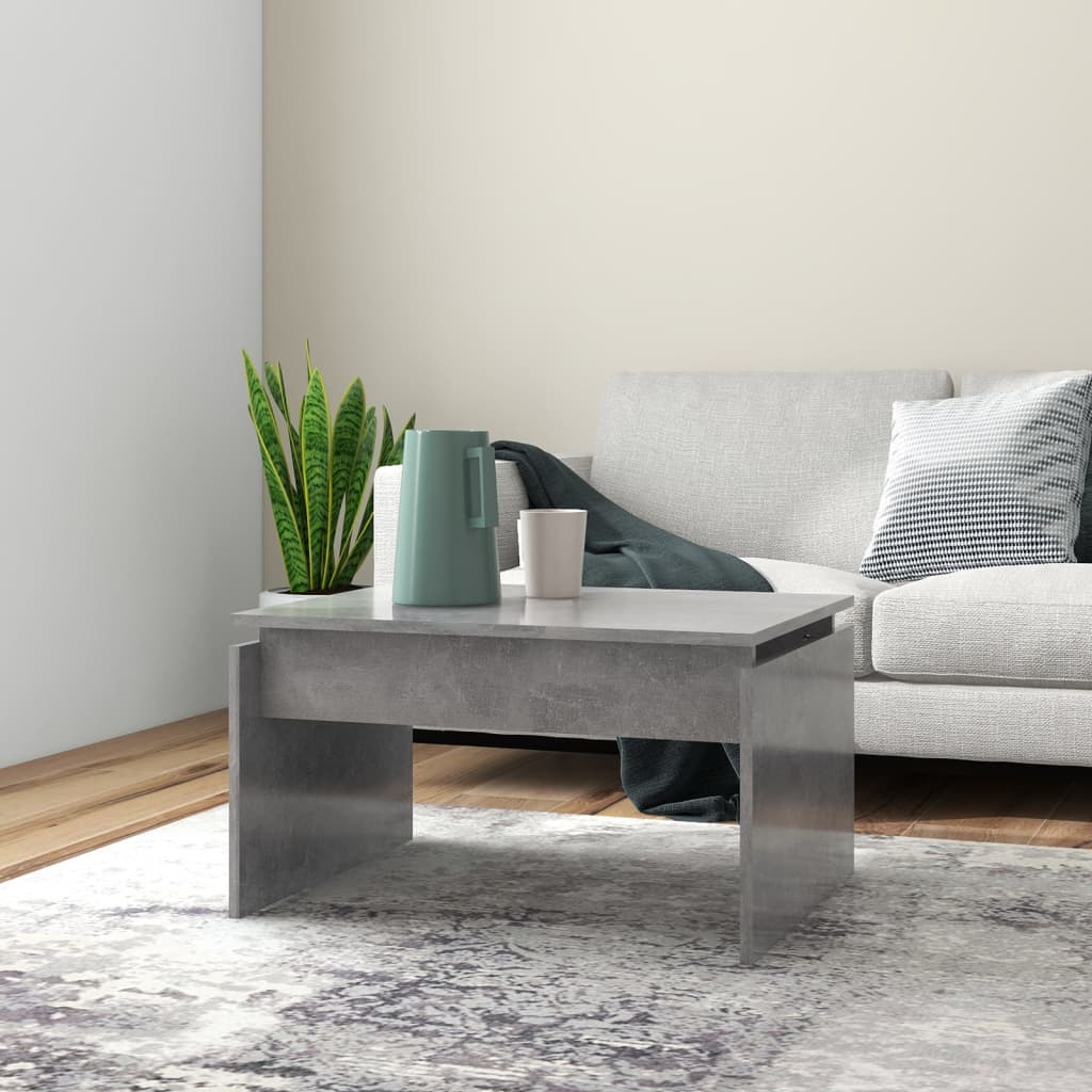 Konferenční Stolek Bílý 68 X 50 X 38 Cm Kompozitní Dřevo