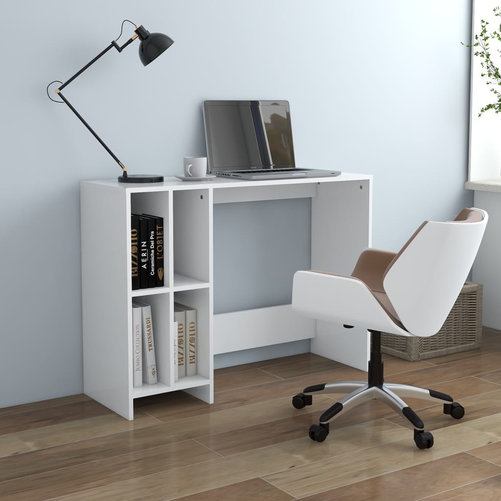 Stůl Na Notebook Betonově Šedý 102,5X35X75 Cm Kompozitní Dřevo