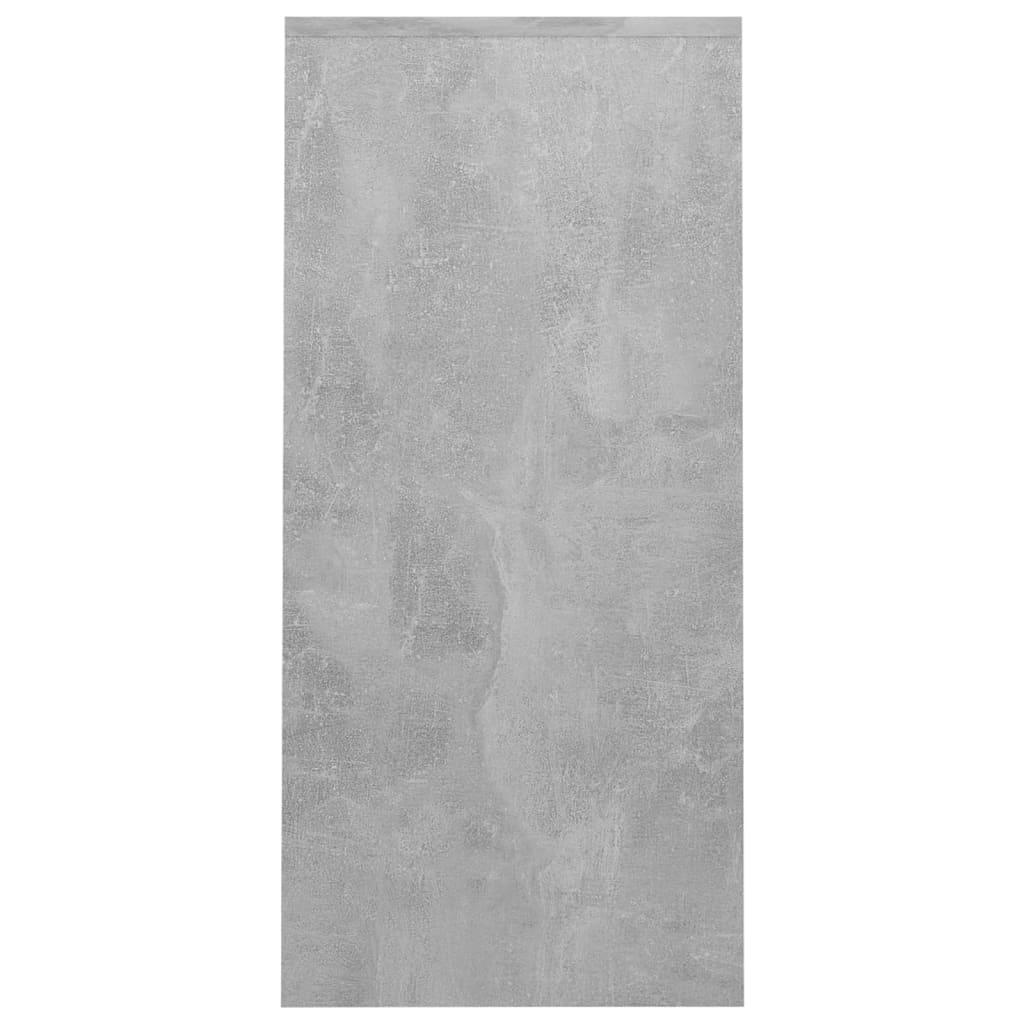 Stůl Na Notebook Betonově Šedý 102,5X35X75 Cm Kompozitní Dřevo