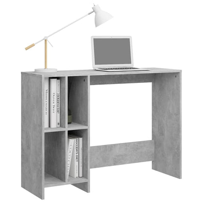 Stůl Na Notebook Betonově Šedý 102,5X35X75 Cm Kompozitní Dřevo
