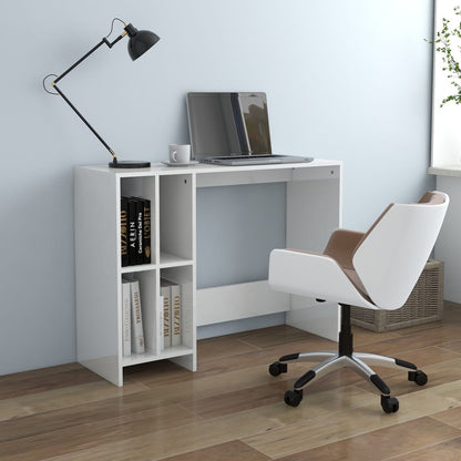 Stůl Na Notebook Betonově Šedý 102,5X35X75 Cm Kompozitní Dřevo