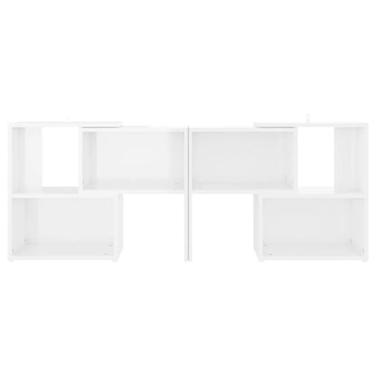 Tv Skříňka Bílá S Vysokým Leskem 104X30X52 Cm Kompozitní Dřevo