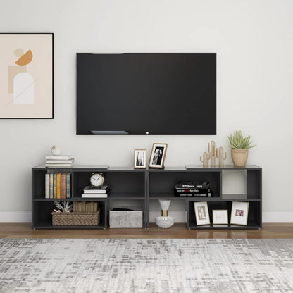 Tv Skříňka Betonově Šedá 149 X 30 X 52 Cm Kompozitní Dřevo
