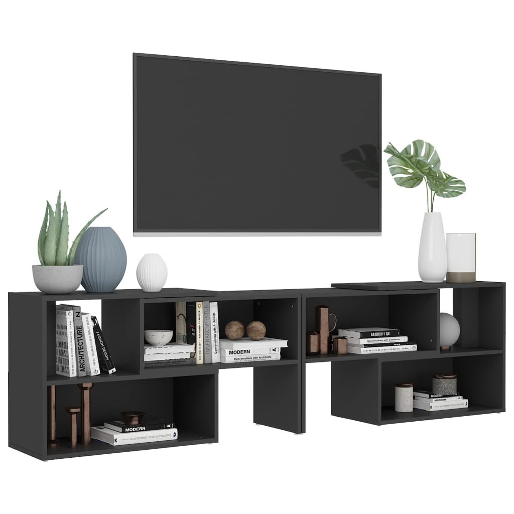 Tv Skříňka Betonově Šedá 149 X 30 X 52 Cm Kompozitní Dřevo