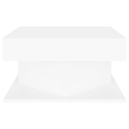 Konferenční Stolek Bílý 57 X 57 X 30 Cm Kompozitní Dřevo