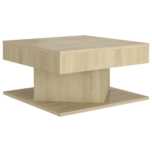 Konferenční Stolek 57 X 57 X 30 Cm Kompozitní Dřevo