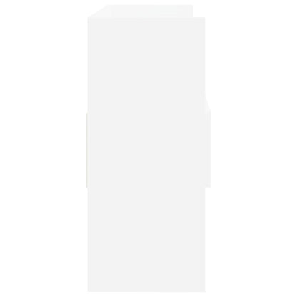 Příborník Bílý 105 X 30 X 70 Cm Kompozitní Dřevo