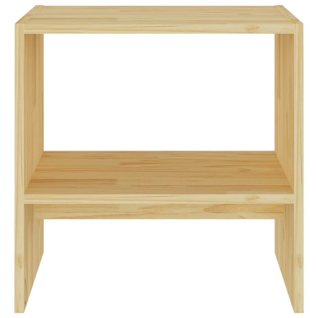 Noční Stolky 2 Ks 40 X 30,5 X 40 Cm Masivní Borové Dřevo