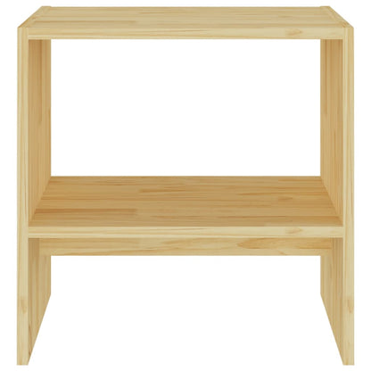 Noční Stolky 2 Ks 40 X 30,5 X 40 Cm Masivní Borové Dřevo