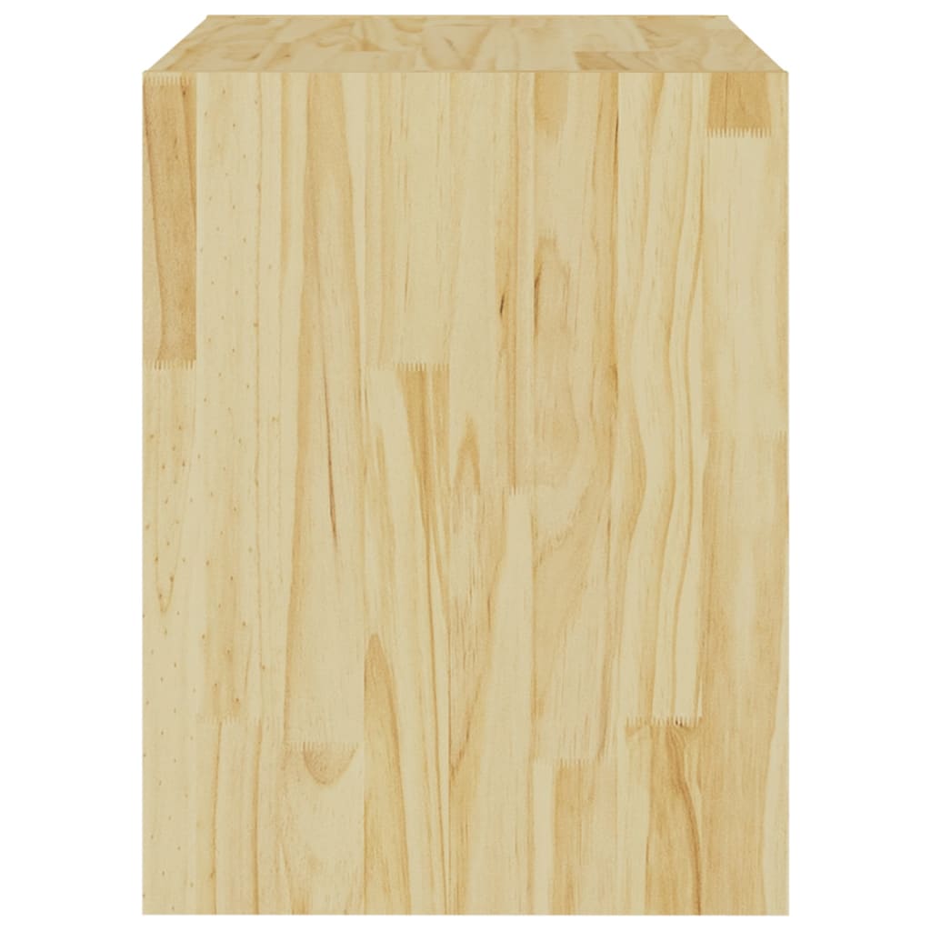 Noční Stolky 2 Ks 40 X 30,5 X 40 Cm Masivní Borové Dřevo