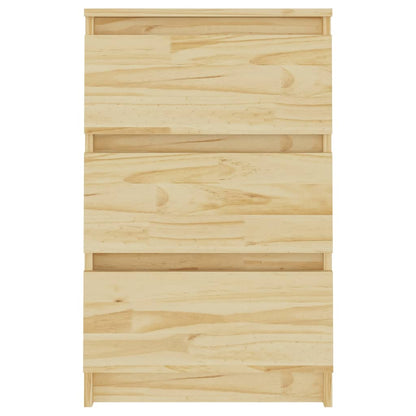 Noční Stolky 2 Ks 40 X 29,5 X 64 Cm Masivní Borové Dřevo