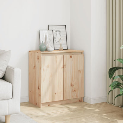 Odkládací Skříňka 60 X 36 X 65 Cm Masivní Borové Dřevo