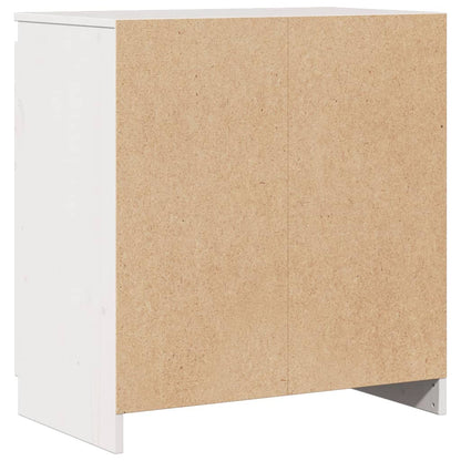 Odkládací Skříňka 60 X 36 X 65 Cm Masivní Borové Dřevo