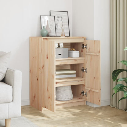 Příborník 60 X 36 X 84 Cm Masivní Borové Dřevo