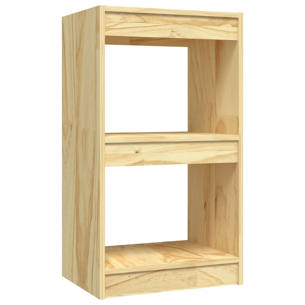 Knihovna 40 X 30 X 71,5 Cm Masivní Borovice Přírodní