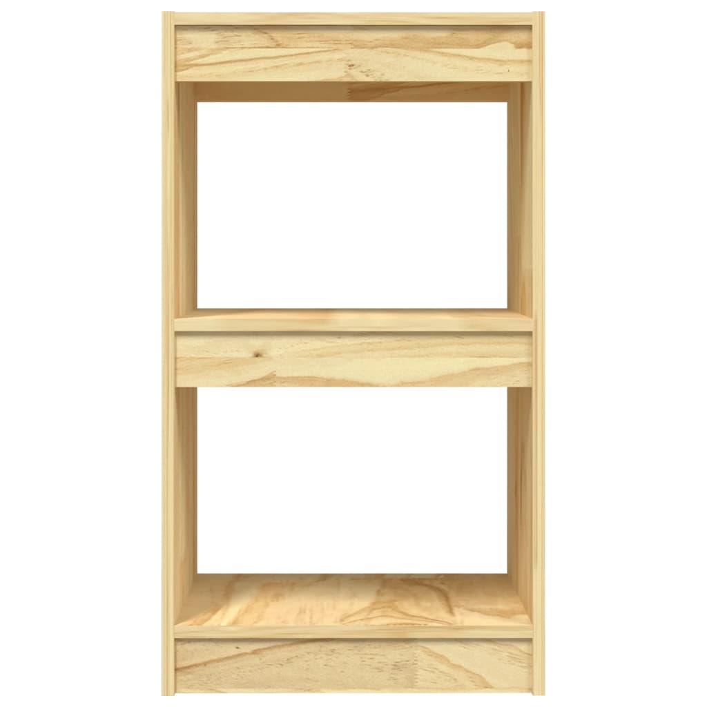 Knihovna 40 X 30 X 71,5 Cm Masivní Borovice Přírodní