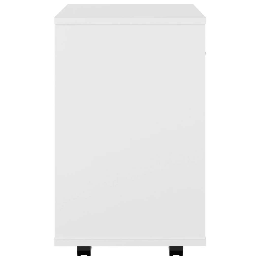 Skříňka Na Kolečkách 46 X 36 X 59 Cm Kompozitní Dřevo