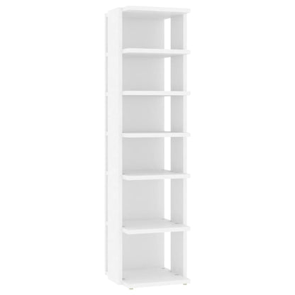 Botník Bílý 27,5X27X102 Cm Kompozitní Dřevo