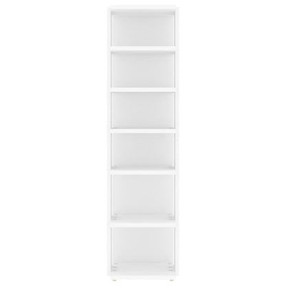 Botník Bílý 27,5X27X102 Cm Kompozitní Dřevo