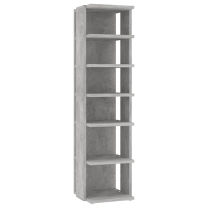 Botník Betonově Šedý 27,5X27X102 Cm Kompozitní Dřevo