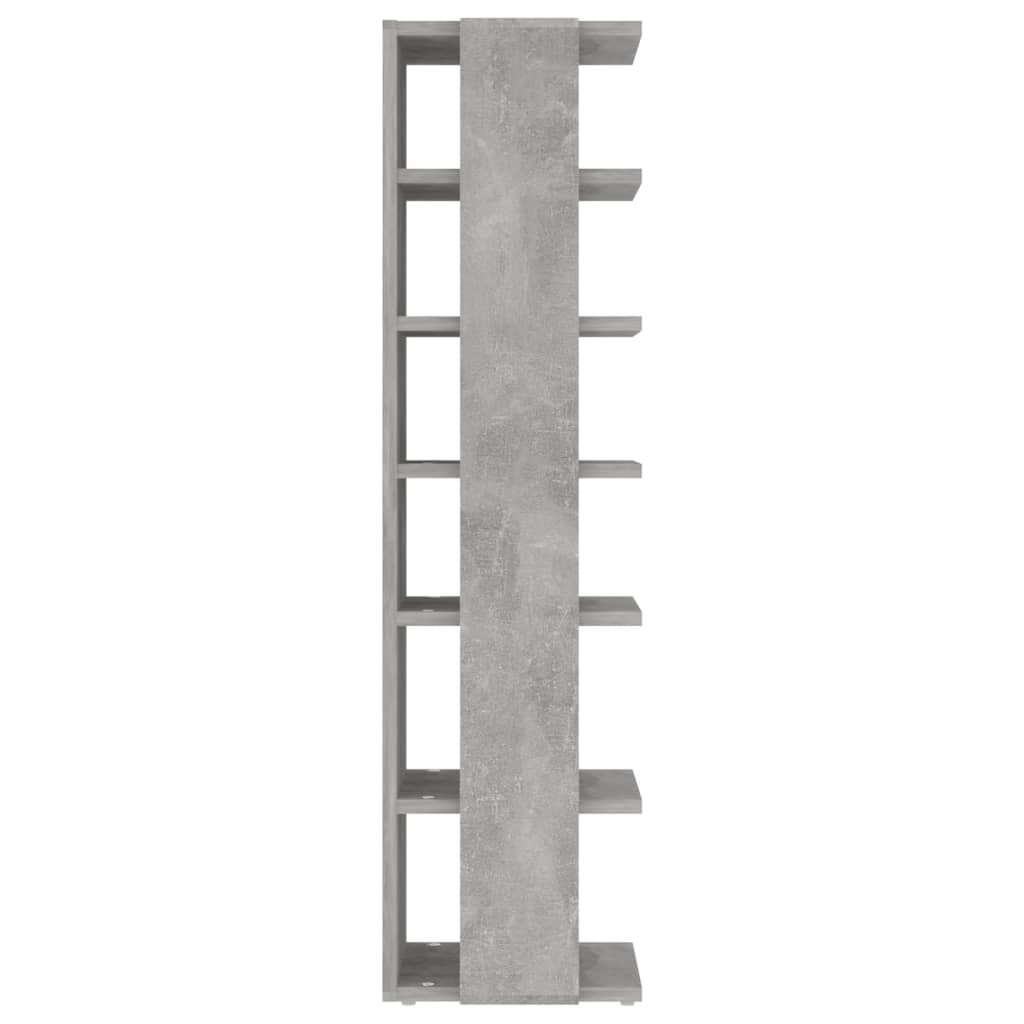 Botník Betonově Šedý 27,5X27X102 Cm Kompozitní Dřevo