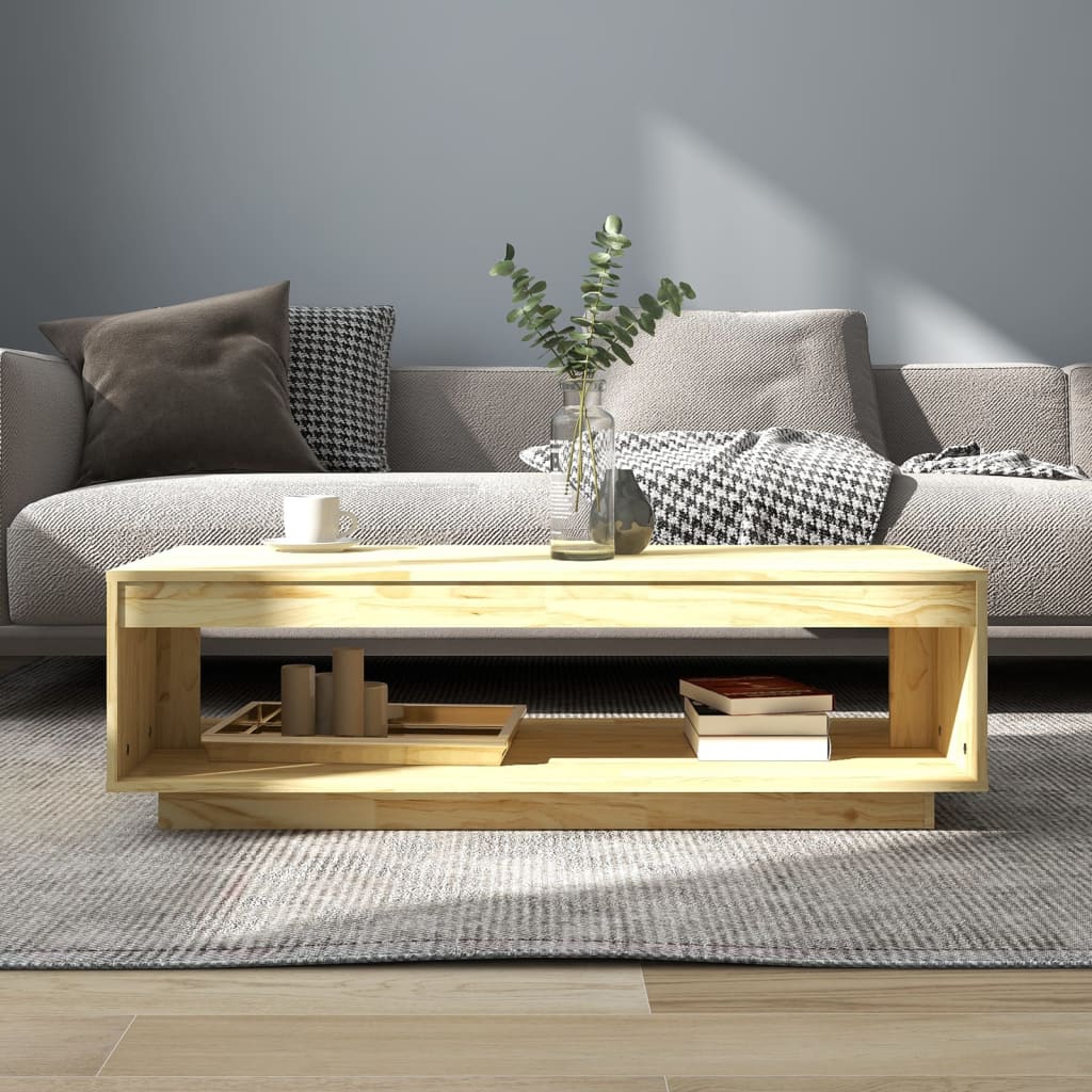 Konferenční Stolek 110 X 50 X 33,5 Cm Masivní Borové Dřevo