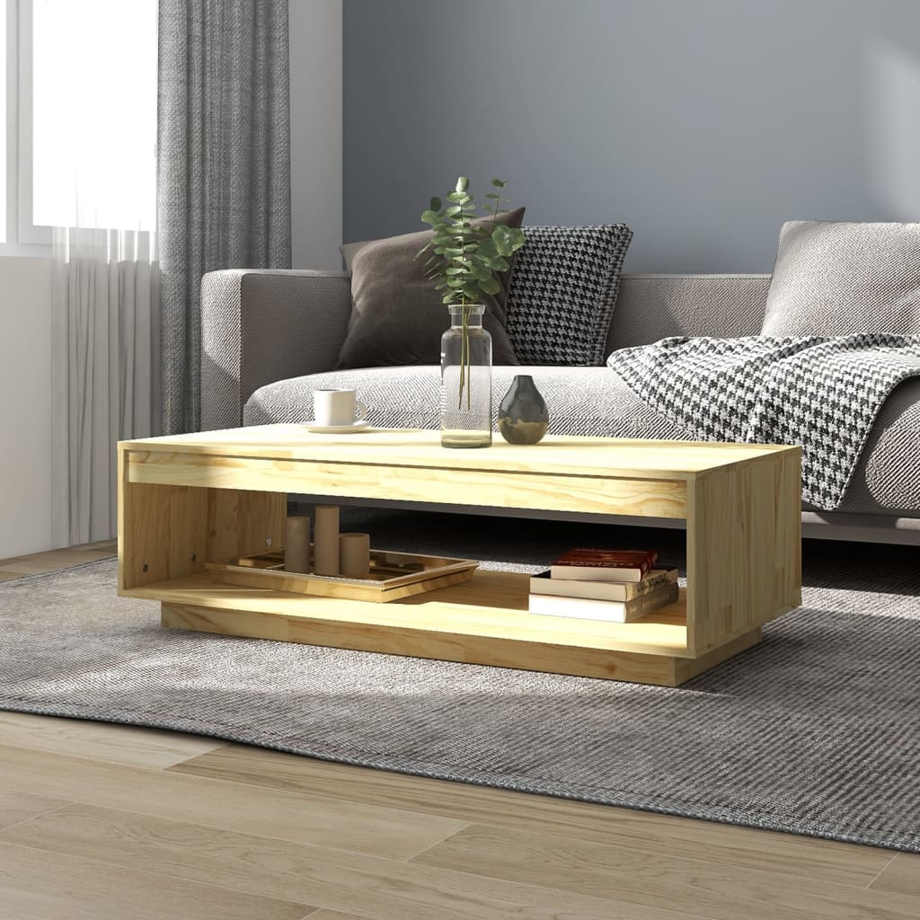 Konferenční Stolek 110 X 50 X 33,5 Cm Masivní Borové Dřevo