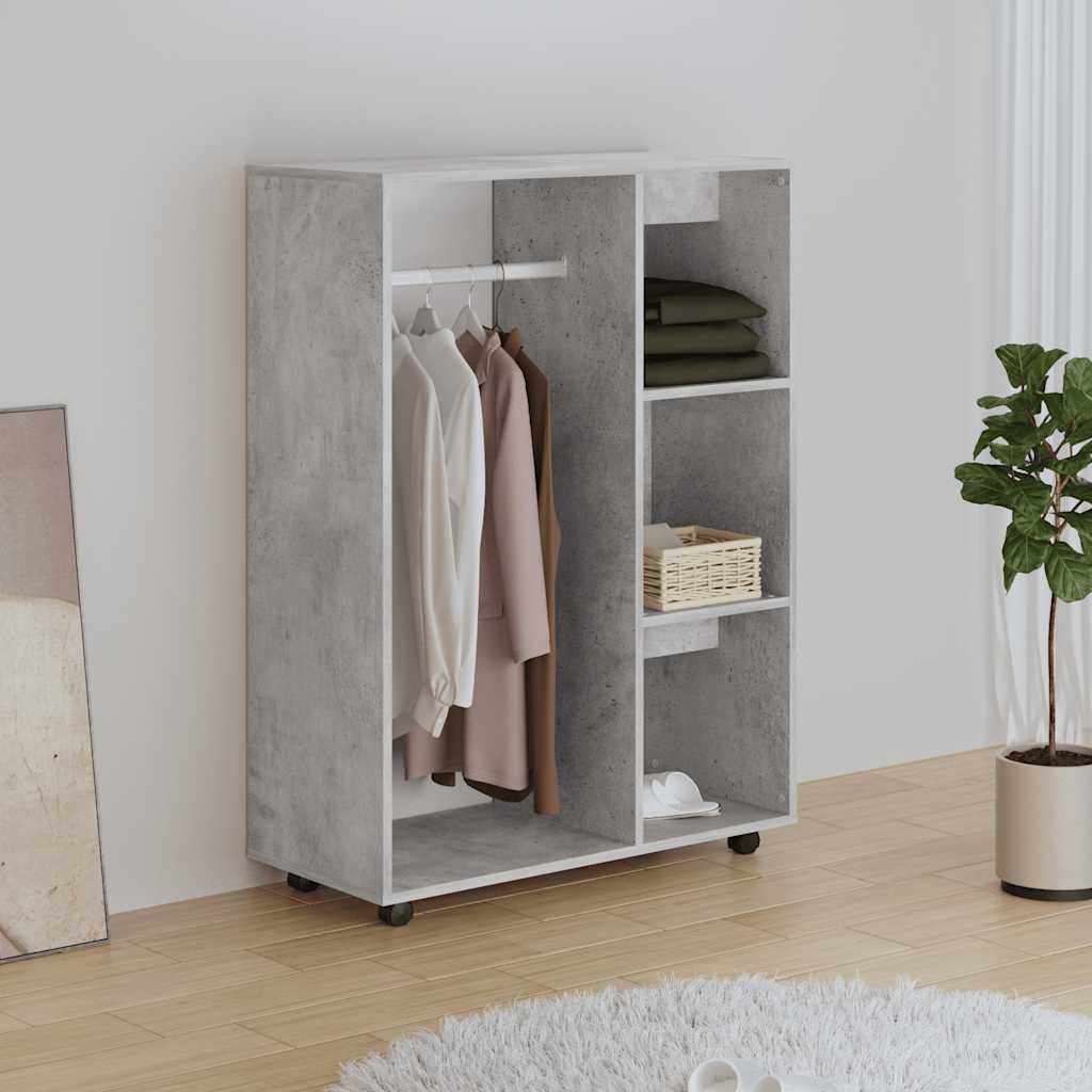 Šatní Skříň 80 X 40 X 110 Cm Kompozitní Dřevo