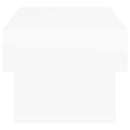 Konferenční Stolek Bílý 105 X 55 X 32 Cm Kompozitní Dřevo