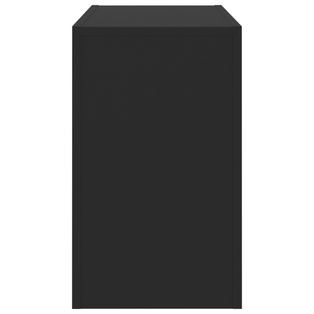 Hnízdové Konferenční Stolky 3 Ks Černé Dřevotříska