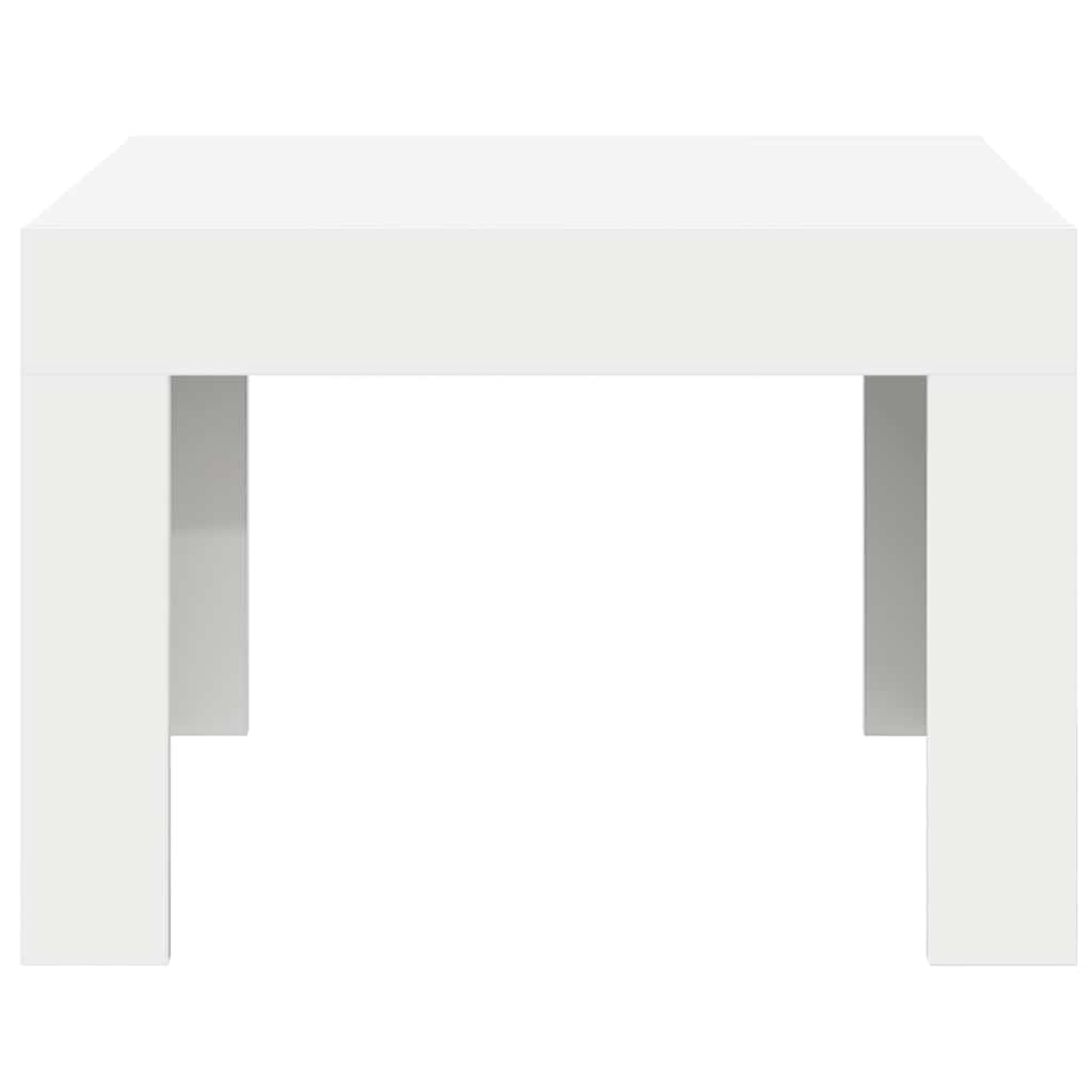 Konferenční Stolek Bílý 50 X 50 X 35 Cm Kompozitní Dřevo