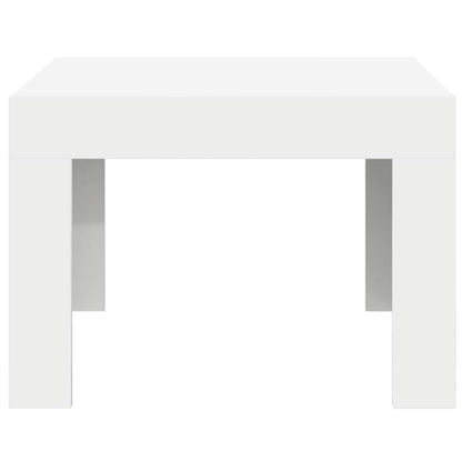 Konferenční Stolek Bílý 50 X 50 X 35 Cm Kompozitní Dřevo