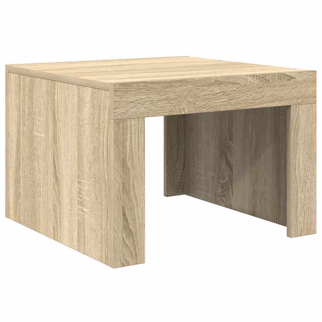 Konferenční Stolek Dub Sonoma 50 X 50 X 35 Cm Kompozitní Dřevo