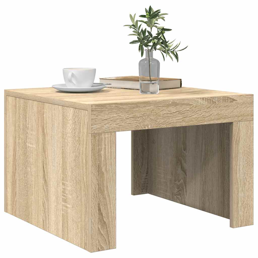 Konferenční Stolek Dub Sonoma 50 X 50 X 35 Cm Kompozitní Dřevo