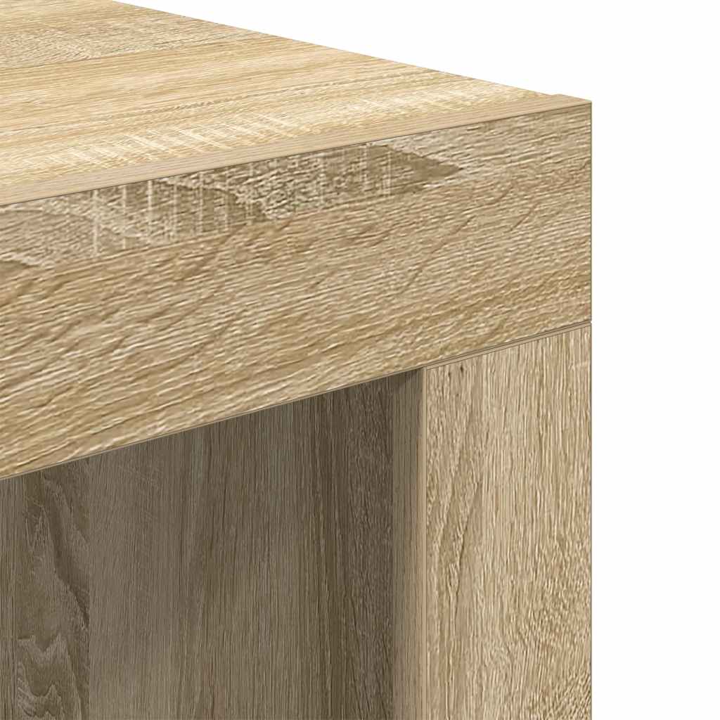 Konferenční Stolek Dub Sonoma 50 X 50 X 35 Cm Kompozitní Dřevo