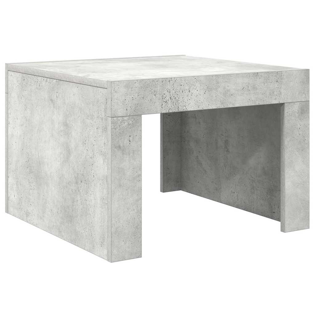 Konferenční Stolek Betonově Šedý 50X50X35 Cm Kompozitní Dřevo