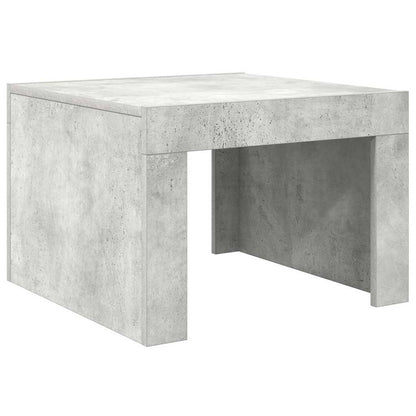 Konferenční Stolek Betonově Šedý 50X50X35 Cm Kompozitní Dřevo