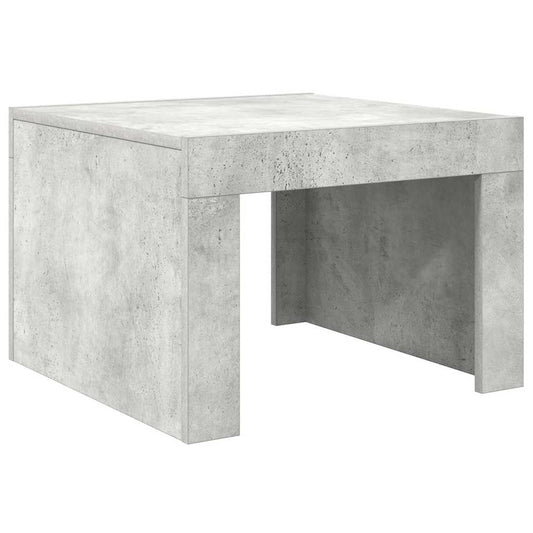 Konferenční Stolek Betonově Šedý 50X50X35 Cm Kompozitní Dřevo
