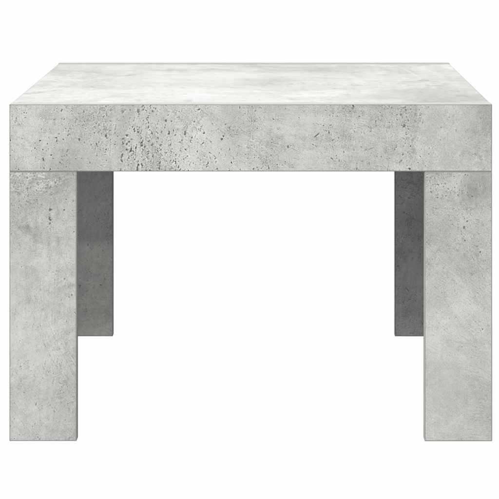 Konferenční Stolek Betonově Šedý 50X50X35 Cm Kompozitní Dřevo