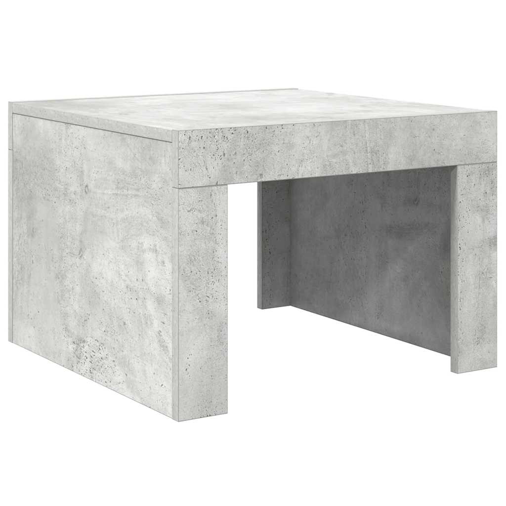Konferenční Stolek Betonově Šedý 50X50X35 Cm Kompozitní Dřevo