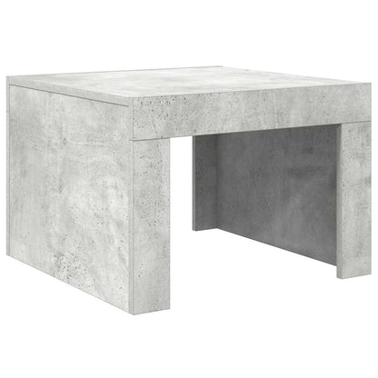 Konferenční Stolek Betonově Šedý 50X50X35 Cm Kompozitní Dřevo
